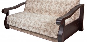 диван  с деревянными подлокотниками Фея 22