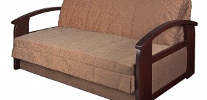 диван  с деревянными подлокотниками Фея 3
