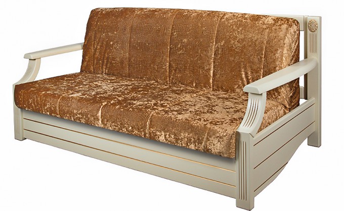 диван  с деревянными подлокотниками Фея 6
